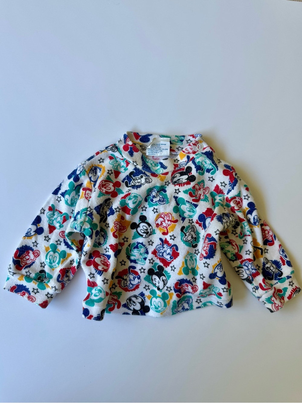 Vintage Disney Babies Baby Mickey Collection baby shirt size 6-9 months